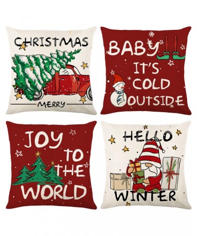 Funda de almohada navideña,...